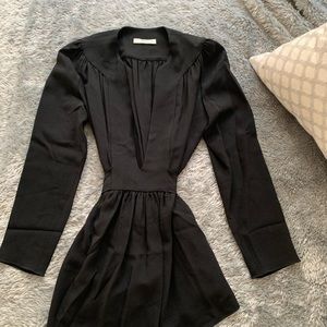 Black Prada low cut blouse